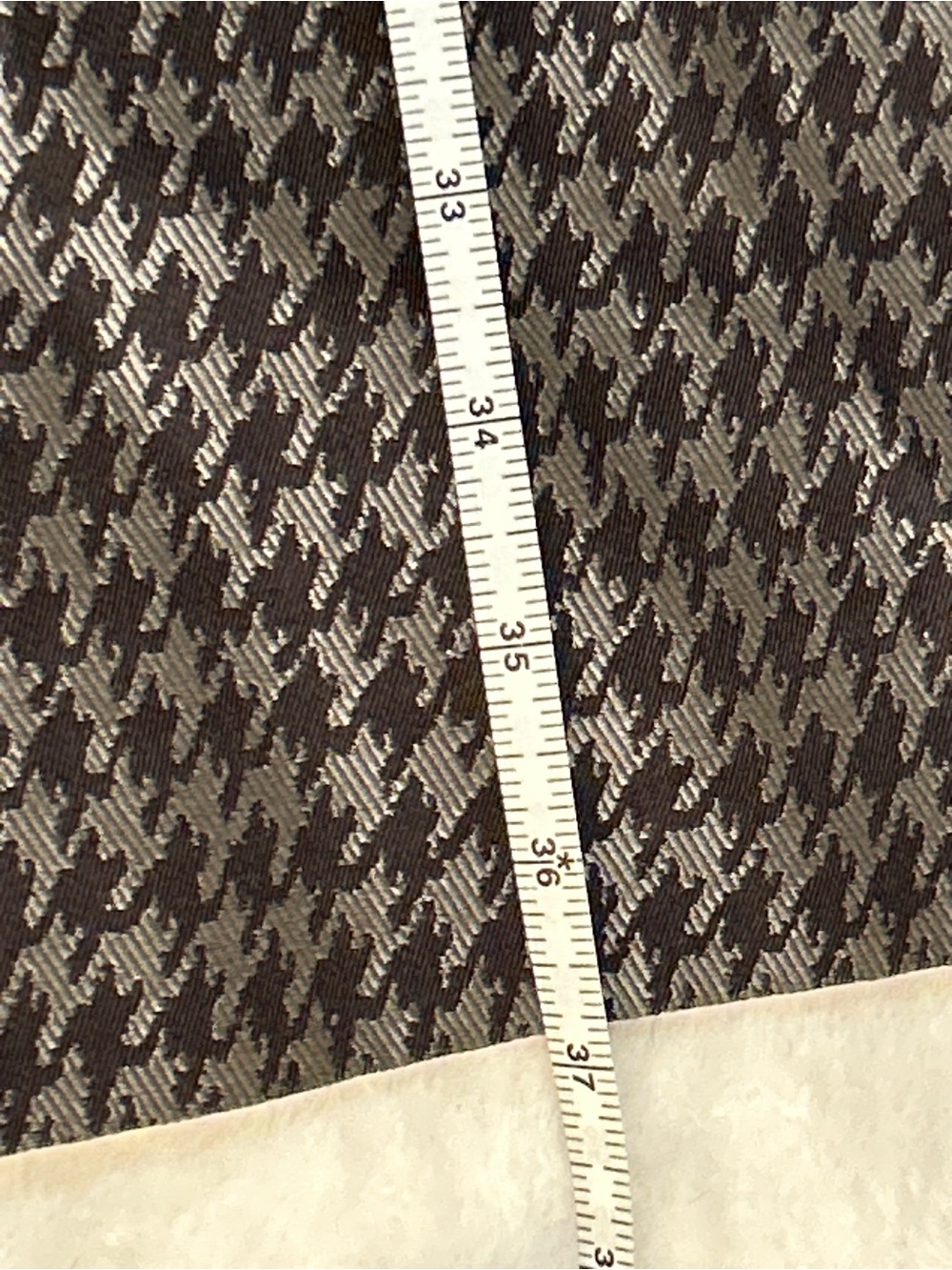 Banana Republic Brown Houndstooth Midi Sheath Dress size 10 - Picture 9 of 12